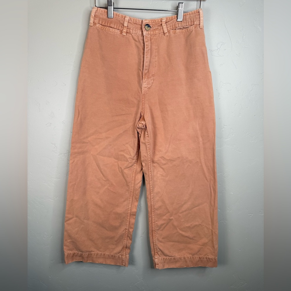 Free People We The Free Patty Wide Leg Crop Pants 27 - Picture 2 of 11